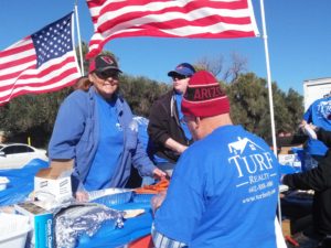 Turf Realty hands out free hotdogs for the annual Laveen Community Parade.