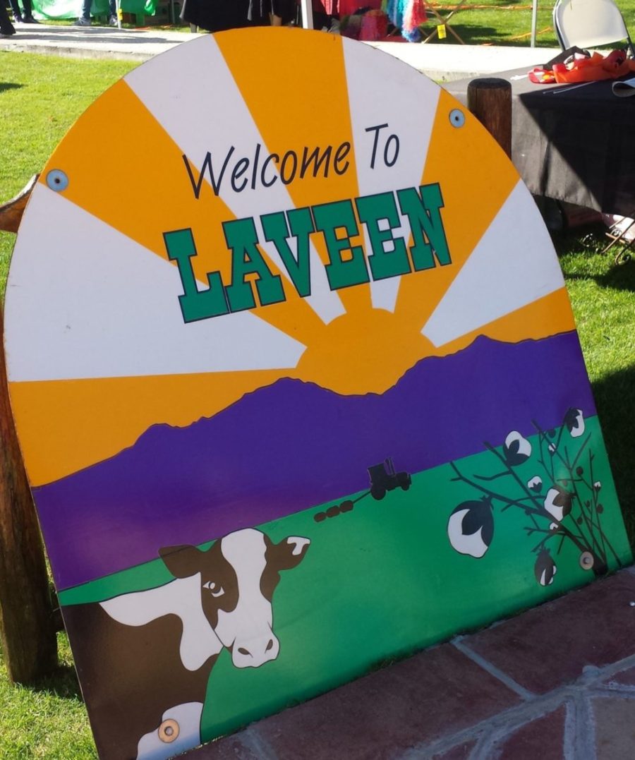 Welcome to Laveen sign