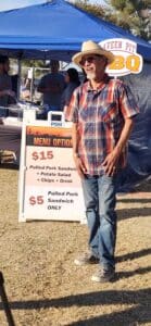 Alex Corona talks about how the team made the pit barbecue for the 2025 Laveen BBQ.
